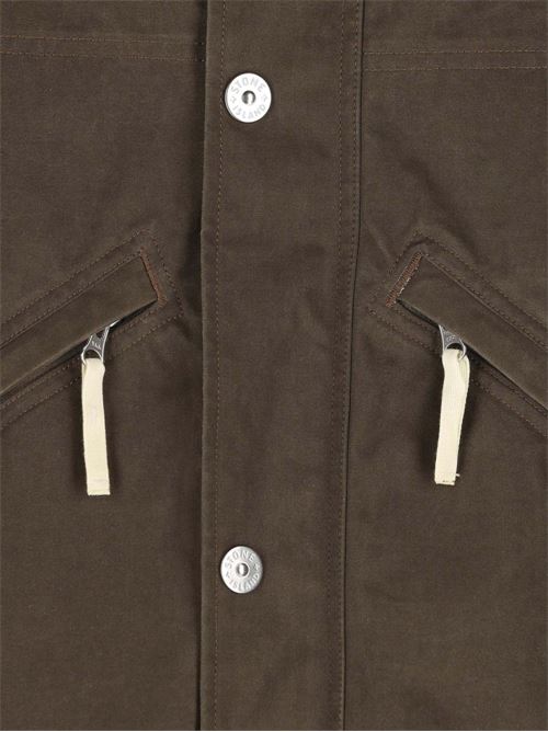 Giubbino con logo in tela resinata STONE ISLAND | 4100080S0110V0054